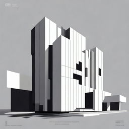 Design a movie poster in the Brutalism style