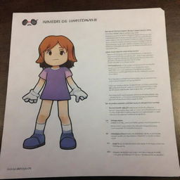 A detailed GameCube instruction booklet for the game 'Undertale', prominently featuring the character Frisk from the game 'Undertale' in its design.