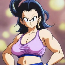 A realistic depiction of Bra from Dragon Ball