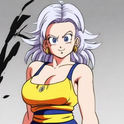 A realistic depiction of Bra from Dragon Ball