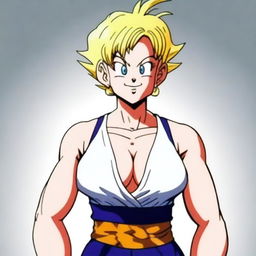 A realistic depiction of Bra from Dragon Ball