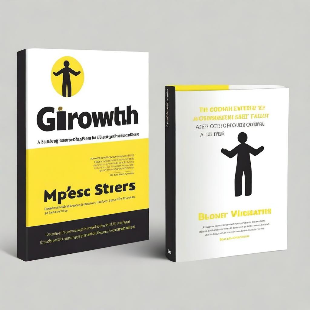 Design a modern and engaging book cover for 'G Growth: A Comprehensive Guide to Growing Taller After Puberty