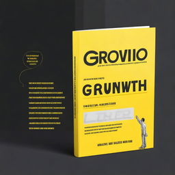 Design a modern and engaging book cover for 'G Growth: A Comprehensive Guide to Growing Taller After Puberty