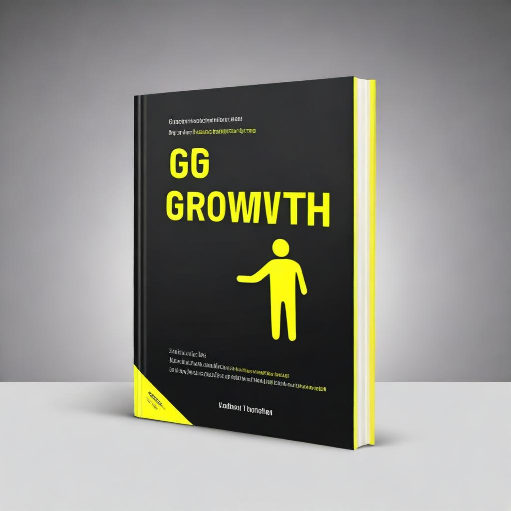 Design a modern and engaging book cover for 'G Growth: A Comprehensive Guide to Growing Taller After Puberty