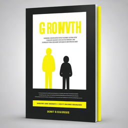 Design a modern and engaging book cover for 'G Growth: A Comprehensive Guide to Growing Taller After Puberty