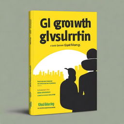 Design a modern and engaging book cover for 'G Growth: A Comprehensive Guide to Growing Taller After Puberty