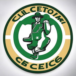 A high-resolution image featuring the Boston Celtics logo and team colors