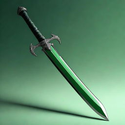 A sword covered in a viscous poison