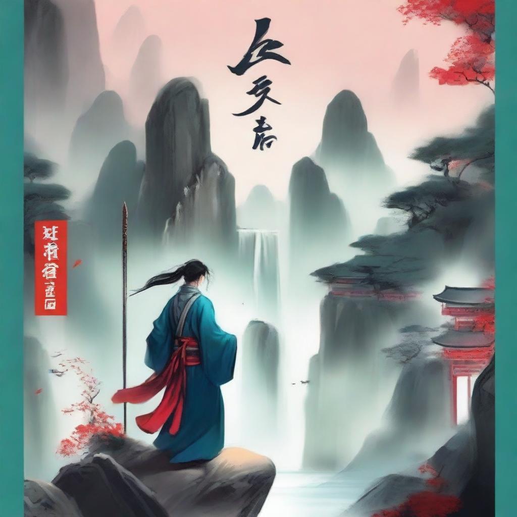 A captivating cover for a Xianxia novel titled '独立五二'