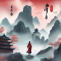 A captivating cover for a Xianxia novel titled '独立五二'