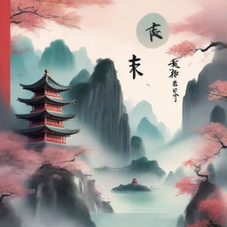 A captivating cover for a Xianxia novel titled '独立五二'