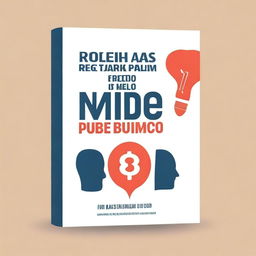 Create an e-book cover and a logo for the e-book titled '8 Principais Causas do Medo de Falar em Público'