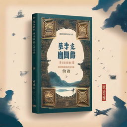 Design a book cover for a novel titled '时空商途：笑傲古代帝国'