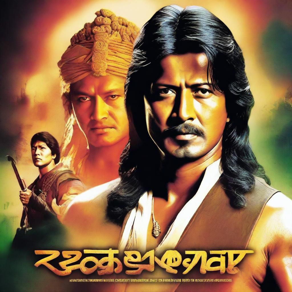 A movie poster featuring Rajesh Hamal with the title 'Ashwatthama'