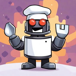 Create a Brawl Stars robot character named Sebastian