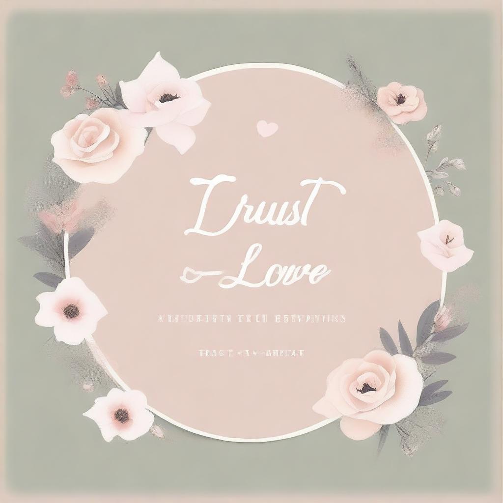 A beautifully designed quote that says 'Trust is love’s best reward' with elegant typography