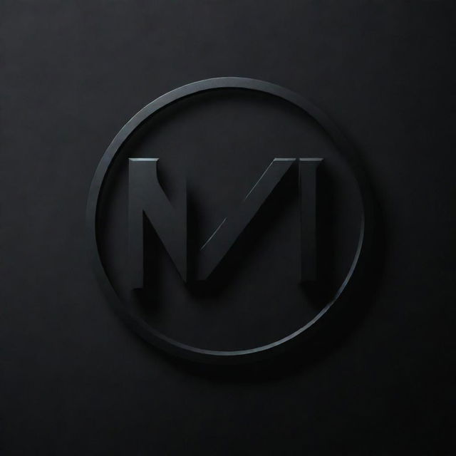 Design a dark, night-themed emblem featuring the word 'NoX' rendered in a bold, contrasting typography.