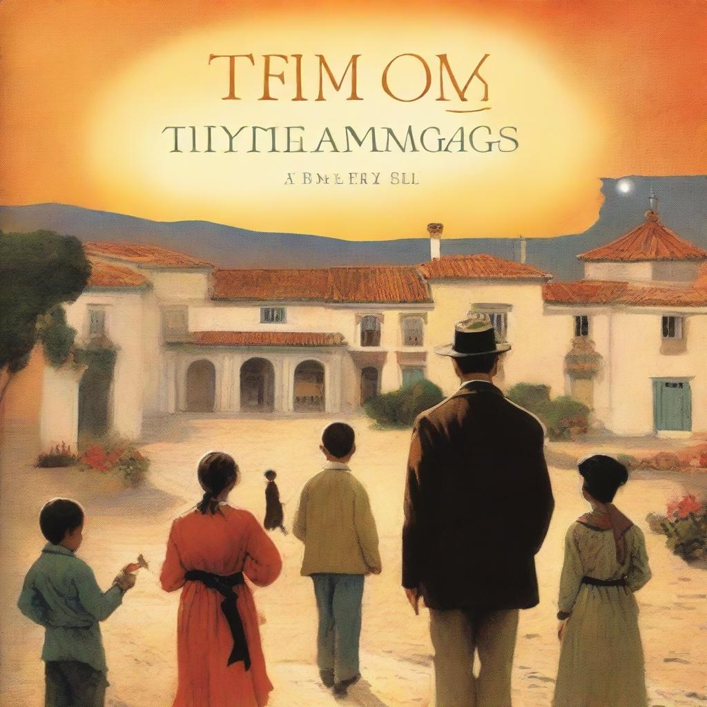 A book cover for a novel titled 'Tiempos Amargos' set in Spain in 1914