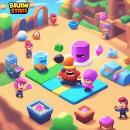 A vibrant and exciting scene from the game Brawl Stars, showing a player spending a thousand gems