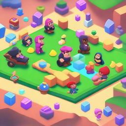 A vibrant and exciting scene from the game Brawl Stars, showing a player spending a thousand gems