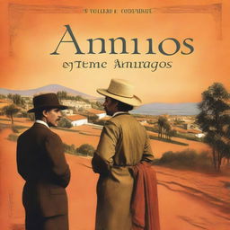 A book cover for a novel titled 'Tiempos Amargos' set in Spain in 1914