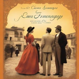 A book cover for a novel titled 'Tiempos Amargos' set in Spain in 1914