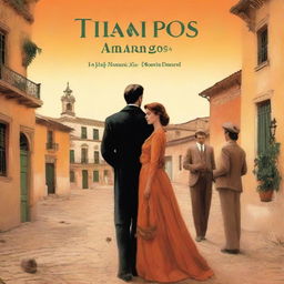 A book cover for a novel titled 'Tiempos Amargos' set in Spain in 1914