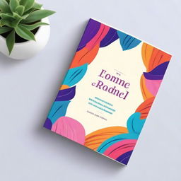 Create a captivating book cover featuring an intriguing design with a mix of vibrant colors and elegant typography