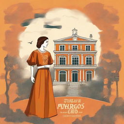 Create a book cover for the novel 'Tiempos Amargos' set in 1920s Galicia