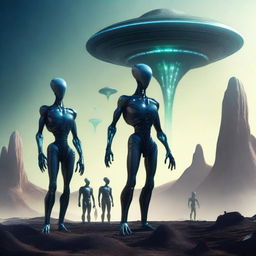 A detailed image of extraterrestrials from the Sirius star system
