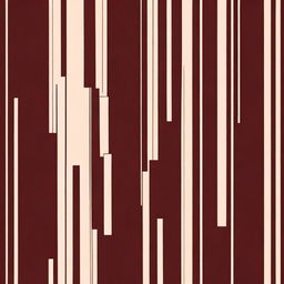 An abstract illustration featuring a dark maroon background with straight lines running up and down