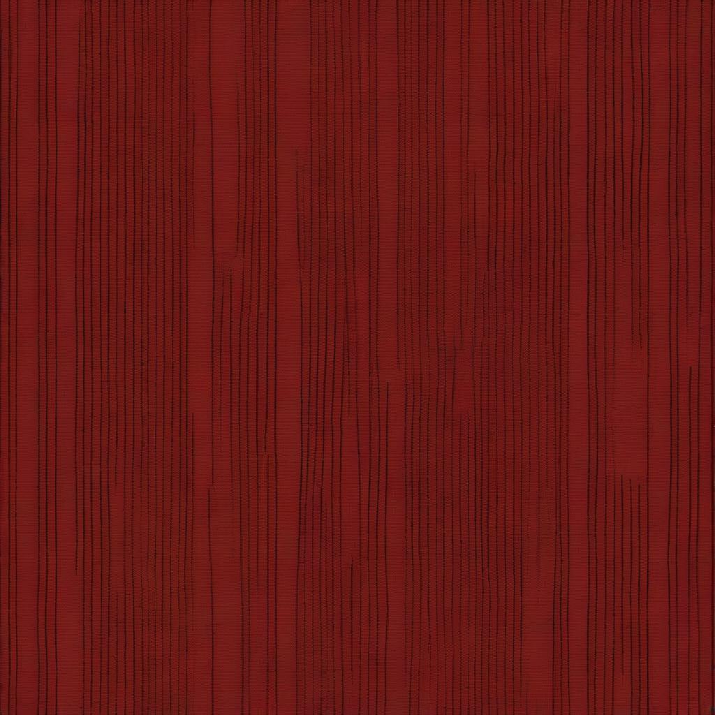 A vintage-style illustration featuring a dark maroon and brown background with simple lines running down and across