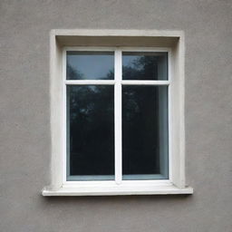 A simply drawn horizontal window