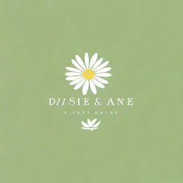 Design a professional and modern logo for a business named 'Daisies & Twine' with the slogan 'Everlasting Flowers'