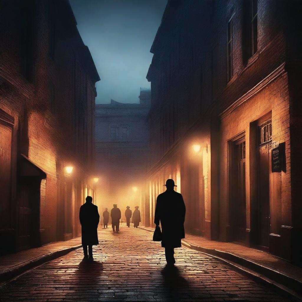 Create an image depicting a mysterious scene titled 'The Secrets of Last Friday'