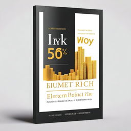 Design a beautiful ebook cover titled 'Why Only 5% Become Rich' written by John Cohen