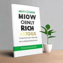 Design a beautiful ebook cover titled 'Why Only 5% Become Rich' written by John Cohen