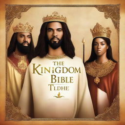 Create a book cover for a bible titled 'The Kingdom Bible' New Testament