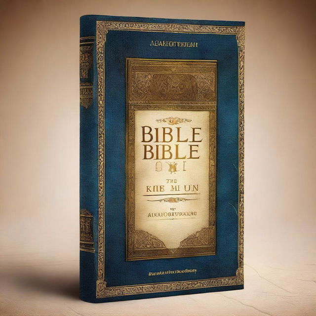 Create a book cover for a bible titled 'The Kingdom Bible' New Testament