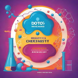 Create a chemistry book cover titled 'Doctor Chemistry'