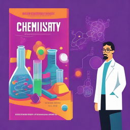 A book cover titled 'Doctor Chemistry', featuring a vibrant and intriguing design that hints at scientific discoveries and experiments