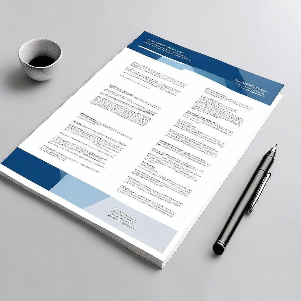 A professional cover page for a financial firm's report