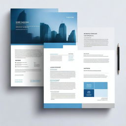 A professional cover page for a financial firm's report