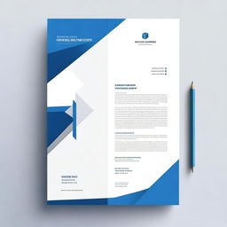 Design a decent cover page for a financial firm's report