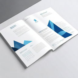 Design a decent cover page for a financial firm's report