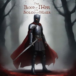 Create a dark fantasy book cover for 'The Blood of the Heir' by I