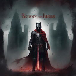 Create a dark fantasy book cover for 'The Blood of the Heir' by I