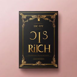 Create a beautiful ebook cover titled 'Why Only 5% Become Rich'