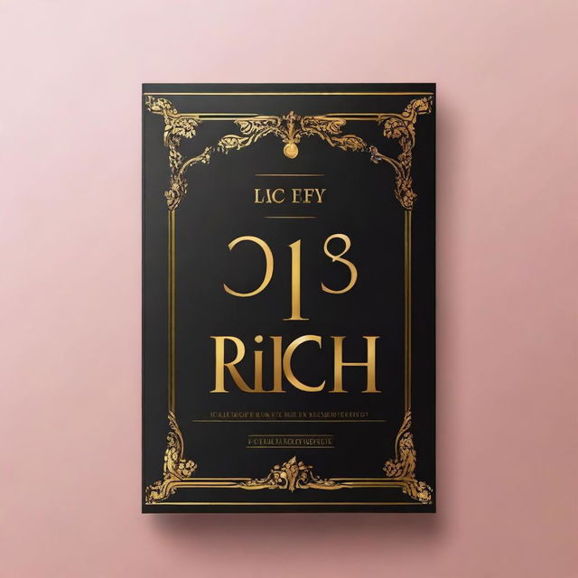 Create a beautiful ebook cover titled 'Why Only 5% Become Rich'