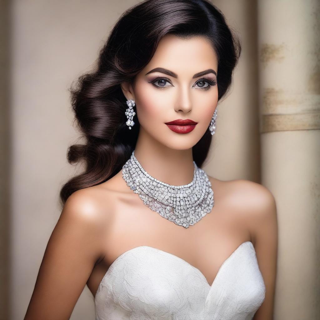 Create an alluring and captivating image that emphasizes elegance and sophistication